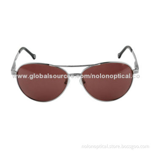 Unisex Wayfarer Metallic Sunglasses with CR 39 Sunlens
